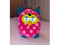 pink and white furby